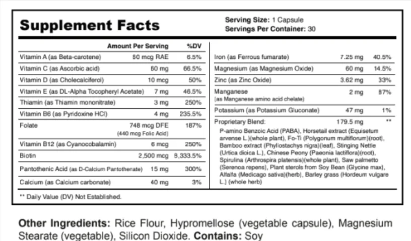 NeuroPulse Pro supplement facts